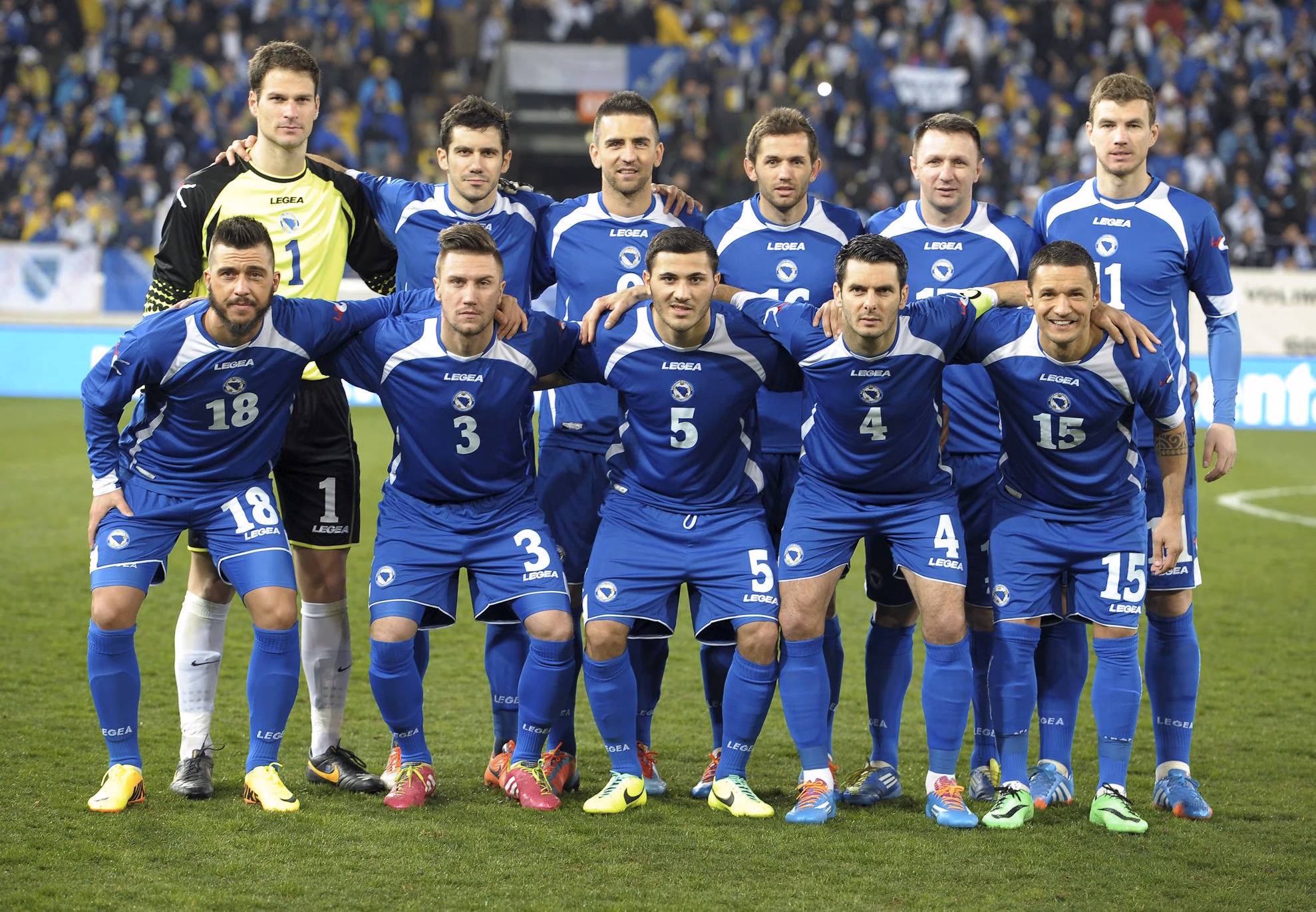 team photo for Bosnia & Herzegovina