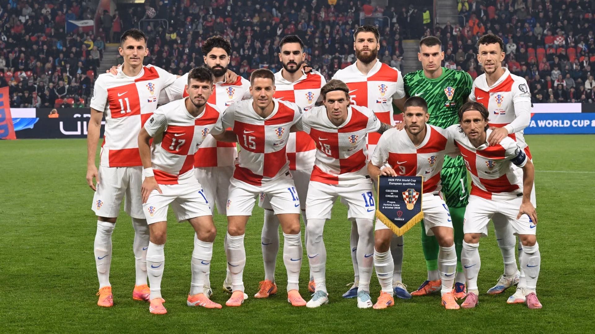 team photo for Croatia